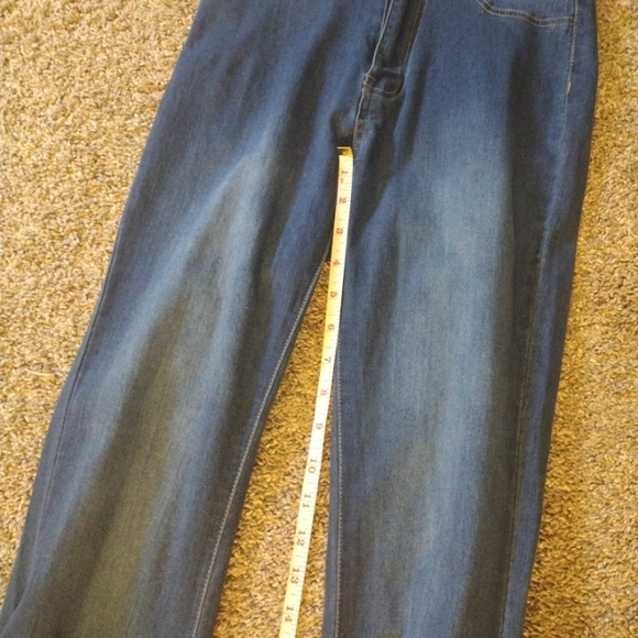 Classic Blue Stretch Waist Flare Jeans - Picture 6 of 7